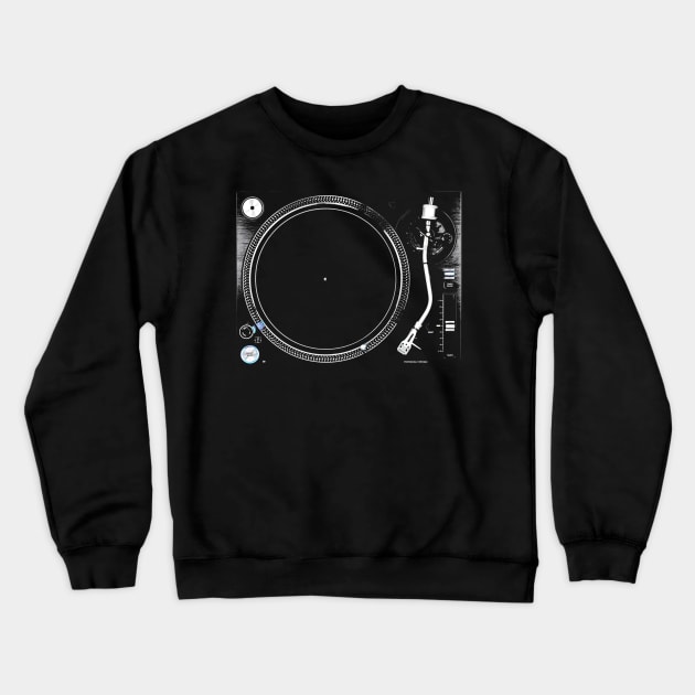 Turntable Vintage Crewneck Sweatshirt by Joyjoy